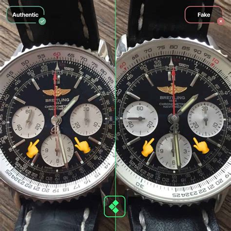 breitling navitimer fake vs original|breitling watch authentication.